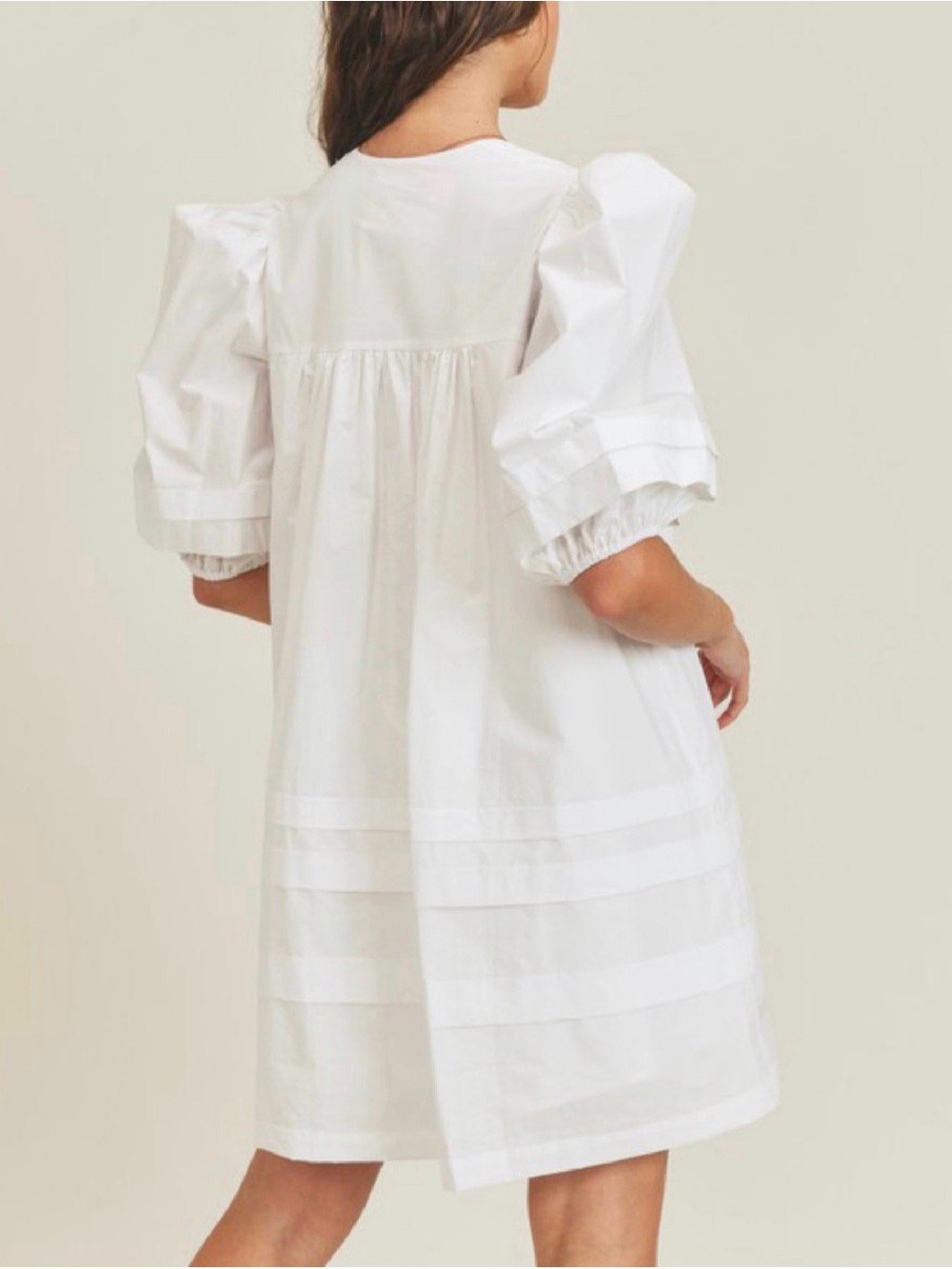 Mable Cotton puff sleeve dress - Picture 3 of 5